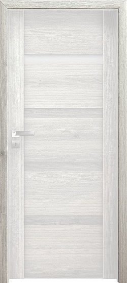 Zárubeň obložková regulovatelná INVADO - Dub zimní B707, pravá "60", rozsah G) 200 - 219 mm