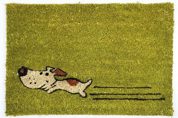 obrázek Rohožka - běžící pes