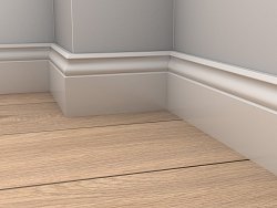 doporučujeme přikoupit: Podlahová lišta soklová Krono Original LK100F24 - bílá 9002 (2,4 m)