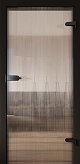Skleněné dveře DRE GALLA 1 rýhované sklo